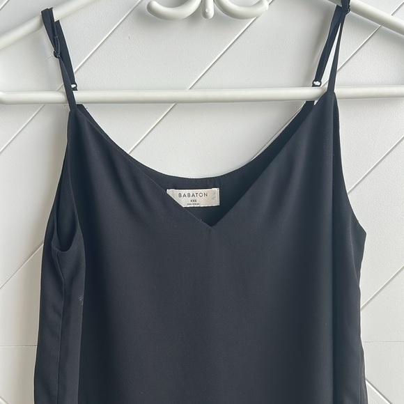 Aritzia Babaton Classic Black Camisole tank size xxs - Picture 2 of 4